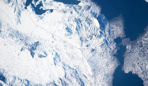 Η χιονισμένη Ελλάδα από τον Διεθνή Διαστημικό Σταθμό (ISS)